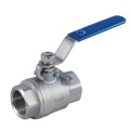 Stainless Steel Threaded 2PCS Ball Valve with Lock Device